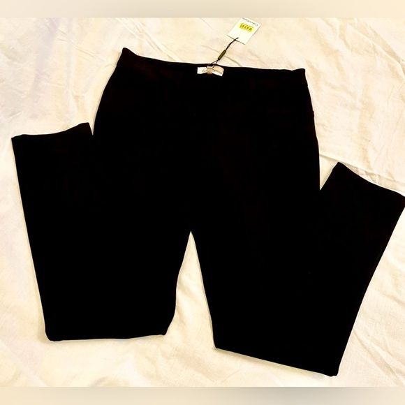NWT Calvin Klein Modern Essentials Black Pants -Size 6 - Picture 2 of 10
